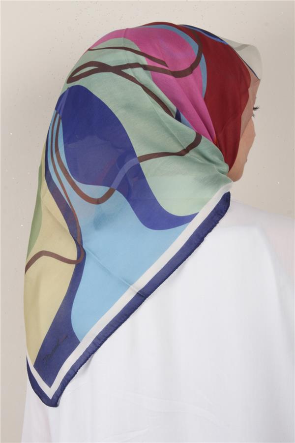 Nirvana Soft Eşarp 8100-6 Lacivert