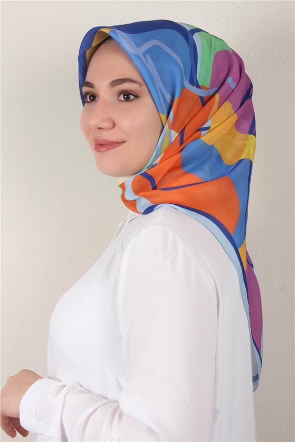 Nirvana Soft Eşarp 8100-7 Bebe Mavisi