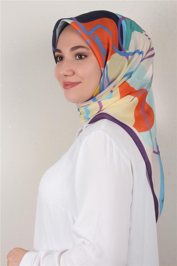 Nirvana Soft Eşarp 8100-8 Mor 