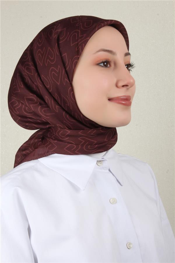 Nirvana Soft Eşarp 8101-11 Kahverengi