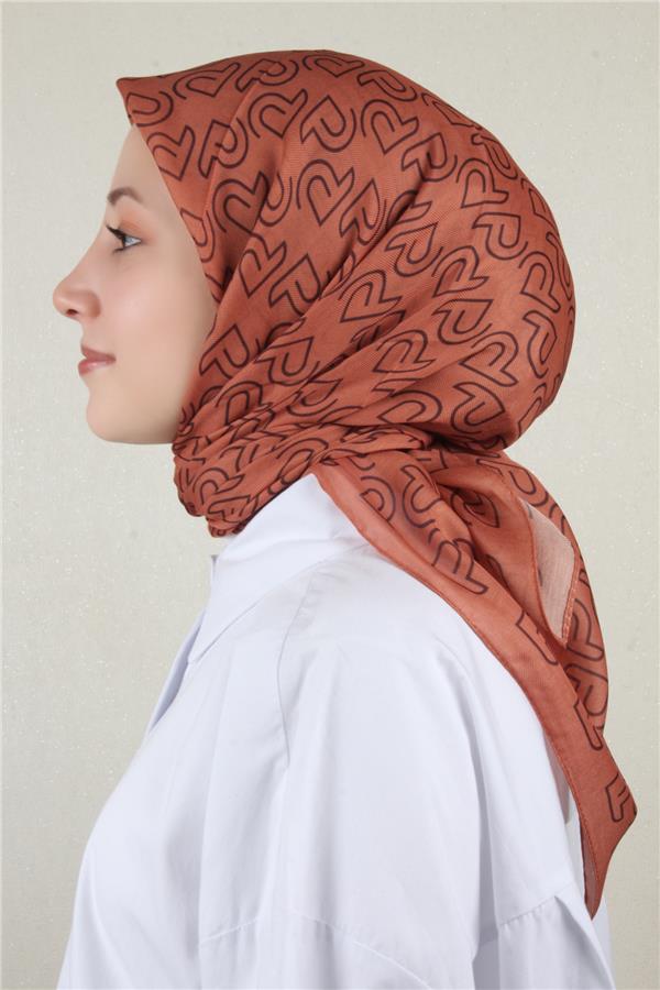 Nirvana Soft Eşarp 8101-15 Turuncu