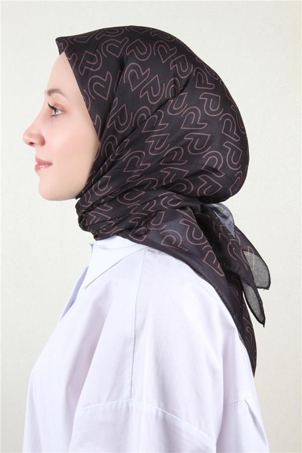 Nirvana Soft Eşarp 8101-7 Siyah