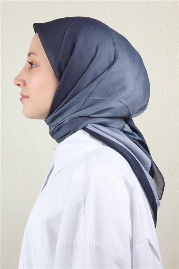 Nirvana Soft Eşarp 8102-2 Lacivert