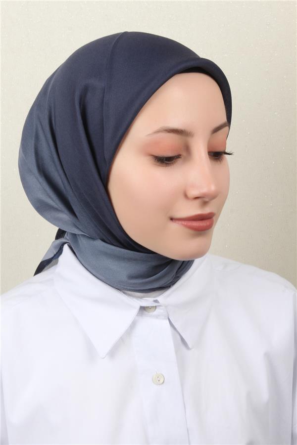 Nirvana Soft Eşarp 8102-2 Lacivert