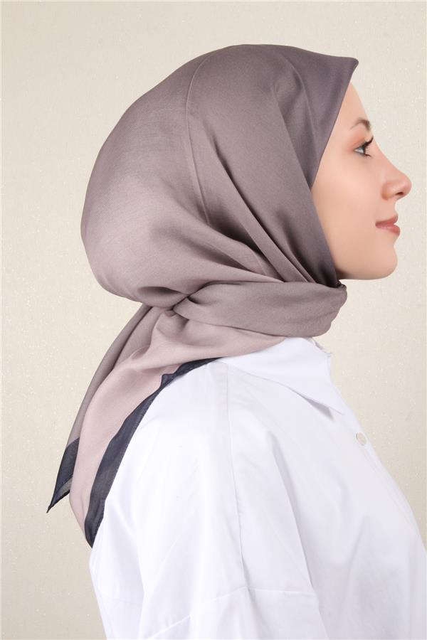 Nirvana Soft Eşarp 8102-4 Lacivert-Vizon