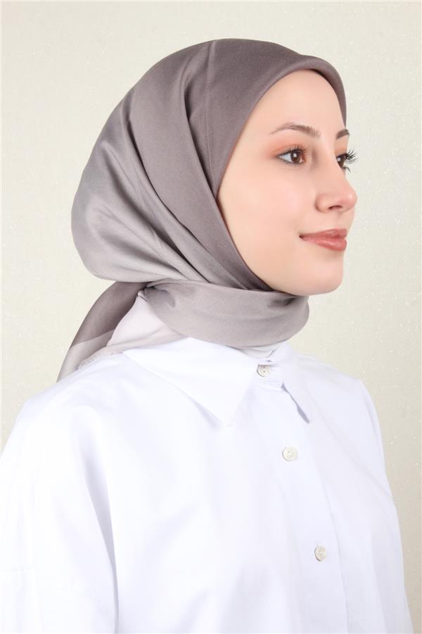 Nirvana Soft Eşarp 8102-8 Küllü Kahve