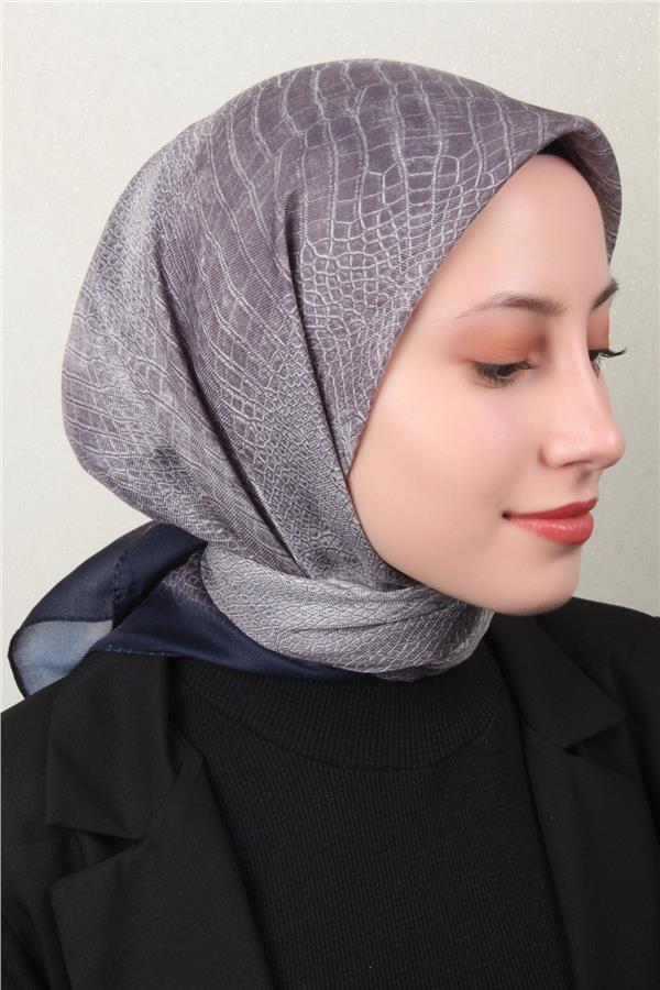 Nirvana Soft Eşarp 8103-13 Lacivert