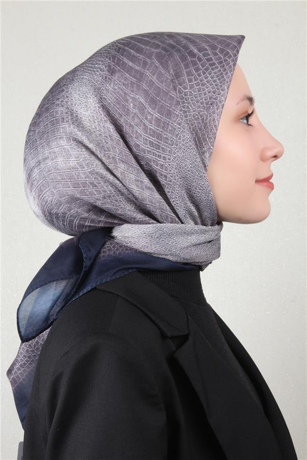 Nirvana Soft Eşarp 8103-13 Lacivert