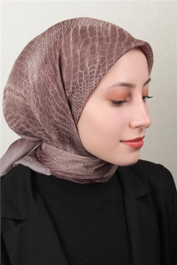 Nirvana Soft Eşarp 8103-17 Koyu Bej