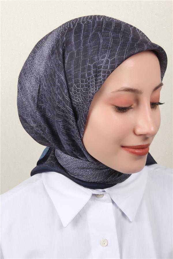 Nirvana Soft Eşarp 8103-3 Lacivert