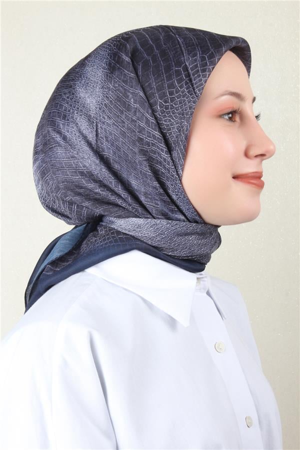 Nirvana Soft Eşarp 8103-3 Lacivert