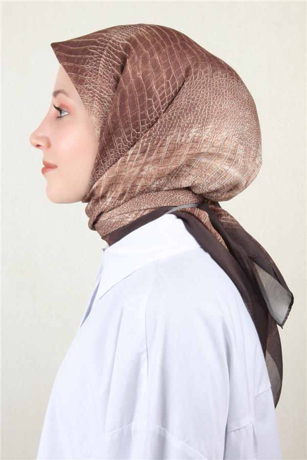 Nirvana Soft Eşarp 8103-6 Kahverengi