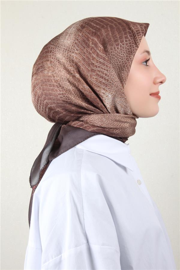 Nirvana Soft Eşarp 8103-6 Kahverengi