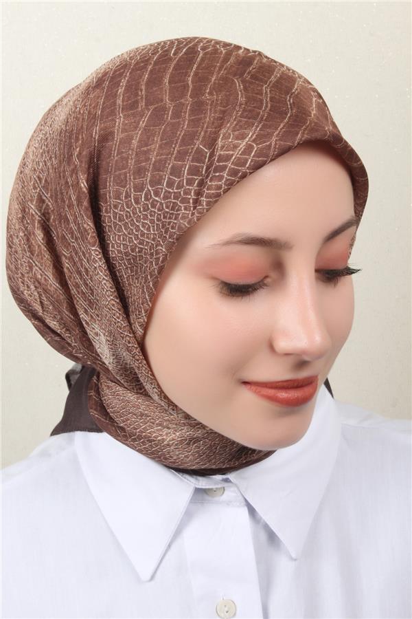 Nirvana Soft Eşarp 8103-6 Kahverengi