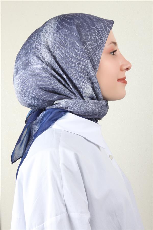 Nirvana Soft Eşarp 8103-7 Gece Mavisi