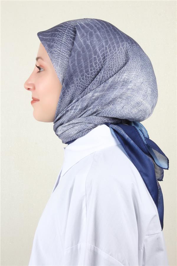 Nirvana Soft Eşarp 8103-7 Gece Mavisi