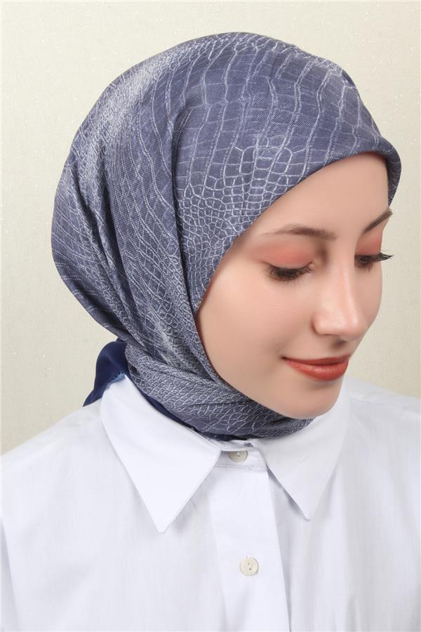 Nirvana Soft Eşarp 8103-7 Gece Mavisi