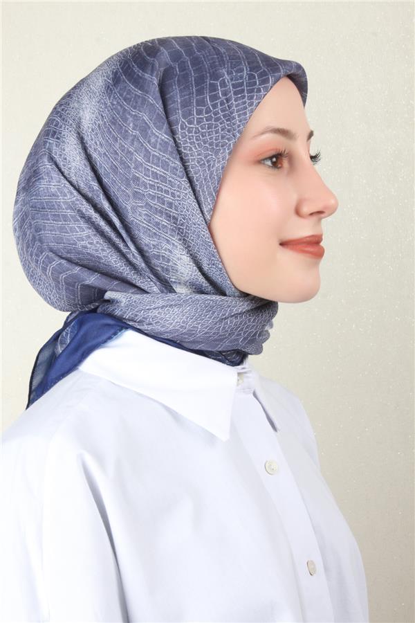 Nirvana Soft Eşarp 8103-7 Gece Mavisi