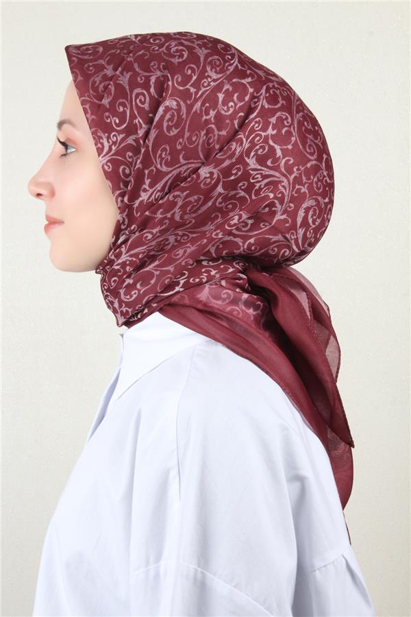 Nirvana Soft Eşarp 8104-1 Bordo