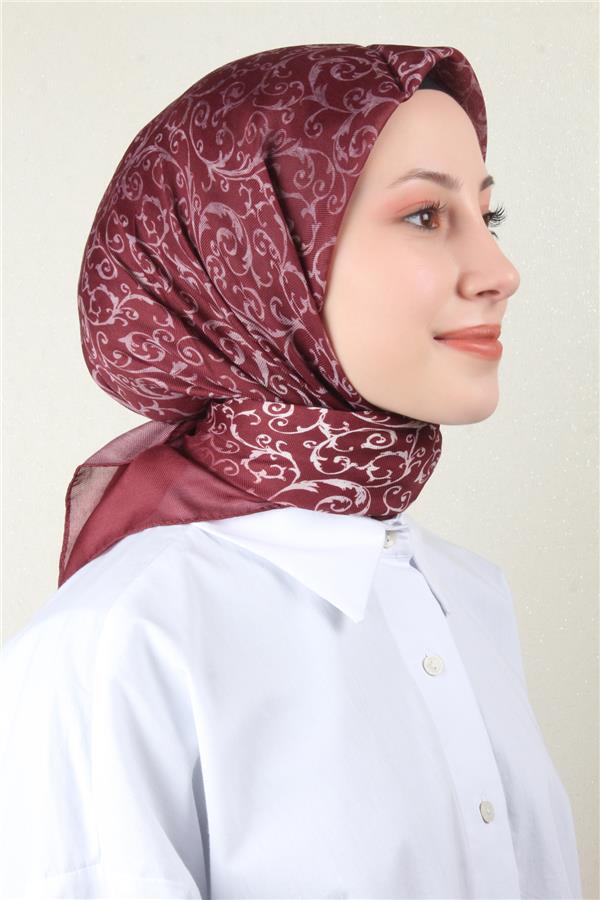 Nirvana Soft Eşarp 8104-1 Bordo