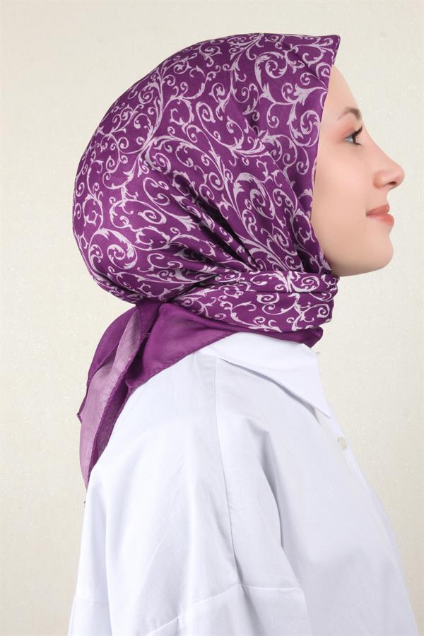 Nirvana Soft Eşarp 8104-13 Mürdüm