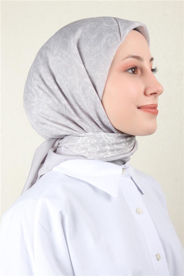 Nirvana Soft Eşarp 8104-14 Açık Gri