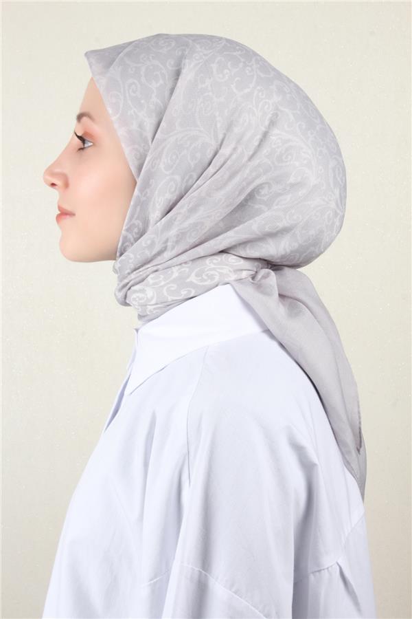 Nirvana Soft Eşarp 8104-14 Açık Gri