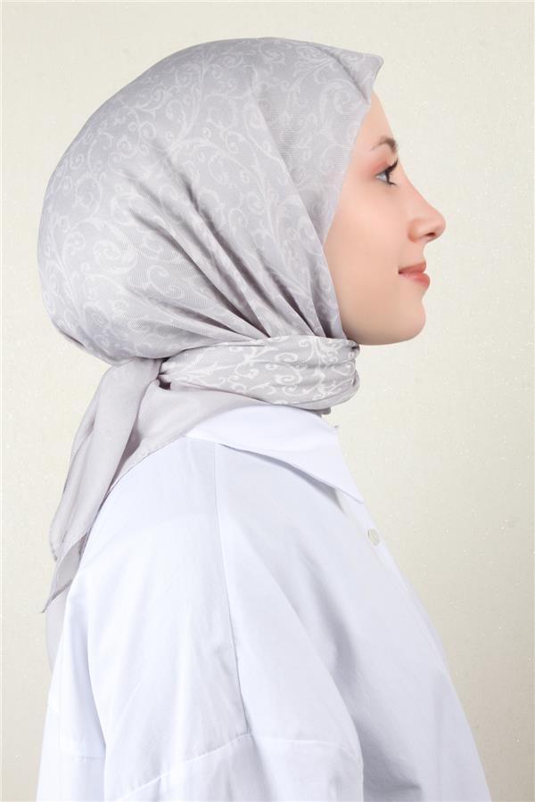 Nirvana Soft Eşarp 8104-14 Açık Gri