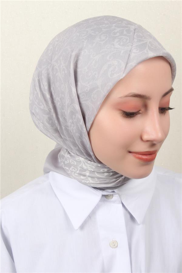 Nirvana Soft Eşarp 8104-14 Açık Gri