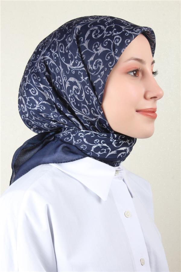 Nirvana Soft Eşarp 8104-2 Lacivert