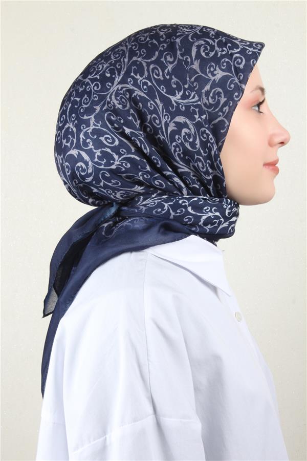 Nirvana Soft Eşarp 8104-2 Lacivert