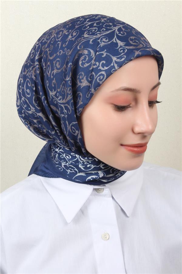 Nirvana Soft Eşarp 8104-4 İndigo