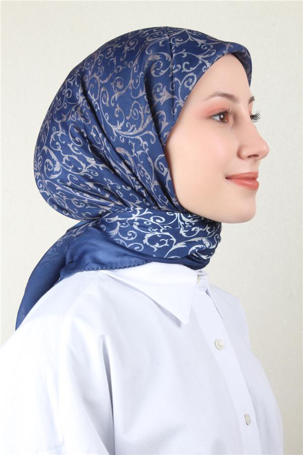 Nirvana Soft Eşarp 8104-4 İndigo