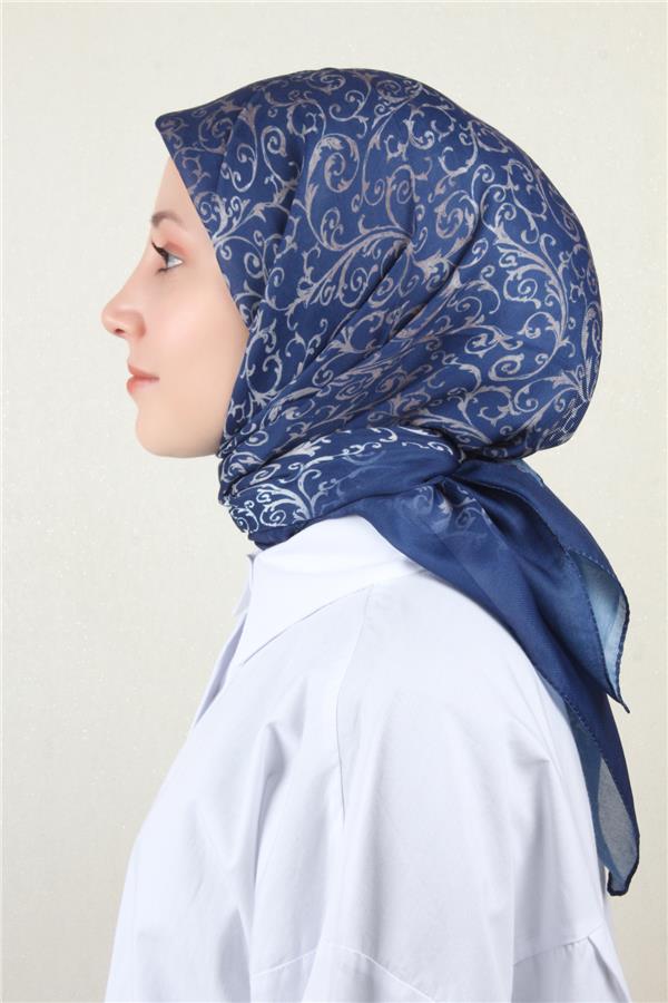 Nirvana Soft Eşarp 8104-4 İndigo