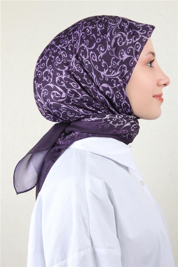 Nirvana Soft Eşarp 8104-5 Mor