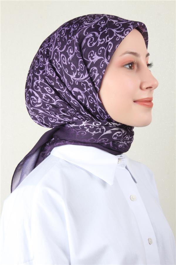 Nirvana Soft Eşarp 8104-5 Mor