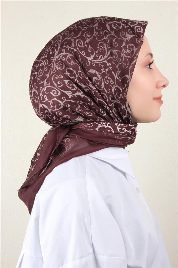 Nirvana Soft Eşarp 8104-8 Kahverengi