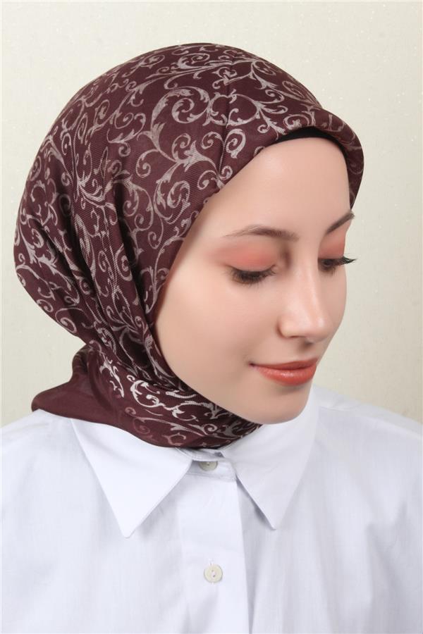 Nirvana Soft Eşarp 8104-8 Kahverengi
