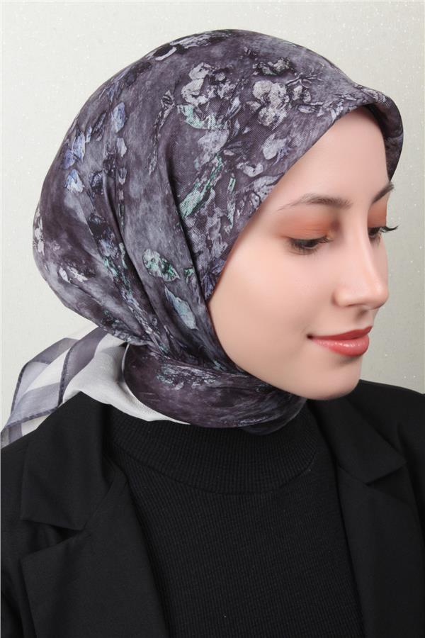 Nirvana Soft Eşarp 8105-12 Füme