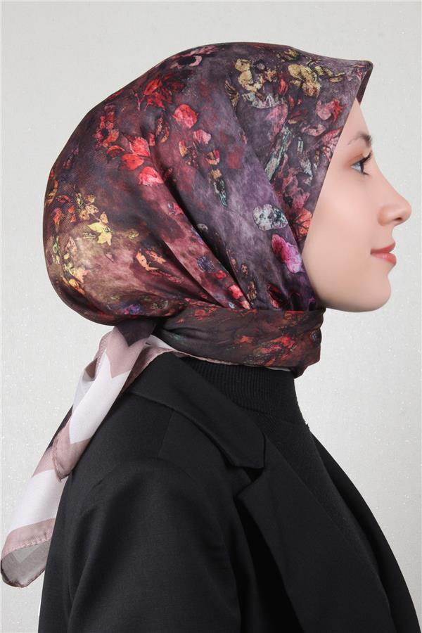 Nirvana Soft Eşarp 8105-13 Koyu Bej