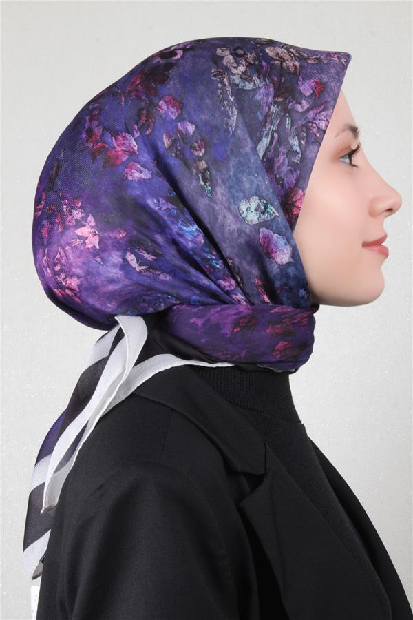 Nirvana Soft Eşarp 8105-14 Mor