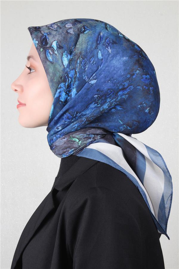 Nirvana Soft Eşarp 8105-15 İndigo