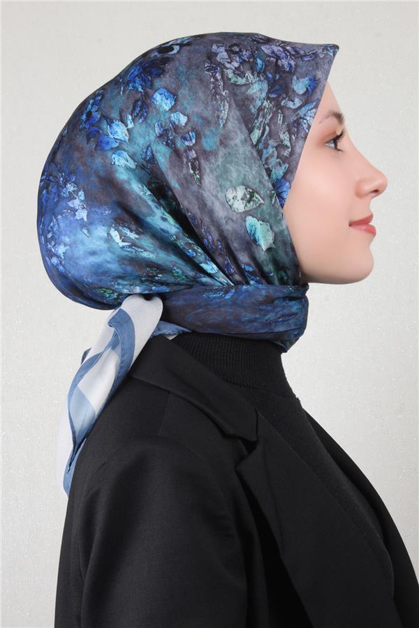 Nirvana Soft Eşarp 8105-15 İndigo