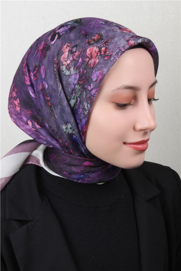 Nirvana Soft Eşarp 8105-9 Sümbül