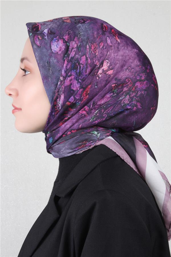 Nirvana Soft Eşarp 8105-9 Sümbül