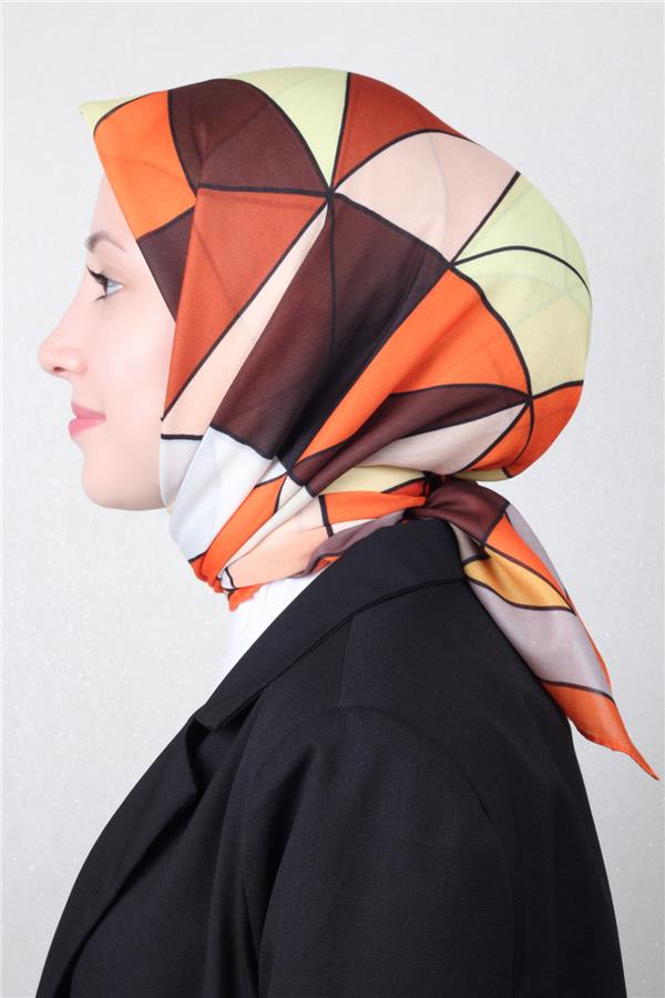 Nirvana Soft Eşarp 8106-4 Turuncu