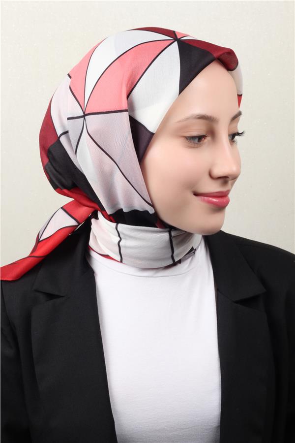 Nirvana Soft Eşarp 8106-5 Kırmızı