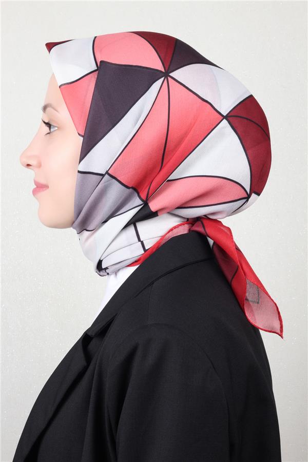 Nirvana Soft Eşarp 8106-5 Kırmızı