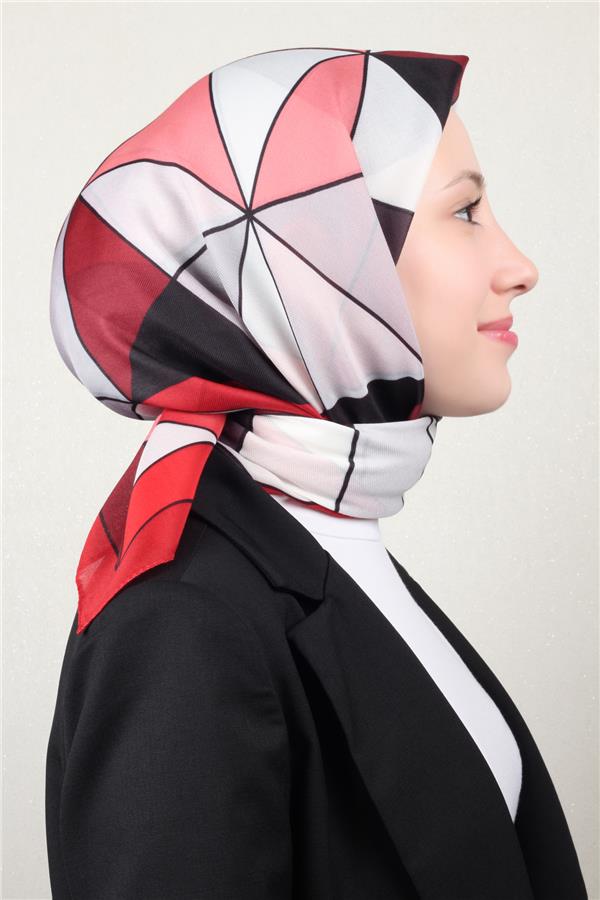 Nirvana Soft Eşarp 8106-5 Kırmızı