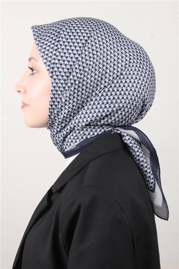 Nirvana Soft Eşarp 8107-14 Lacivert